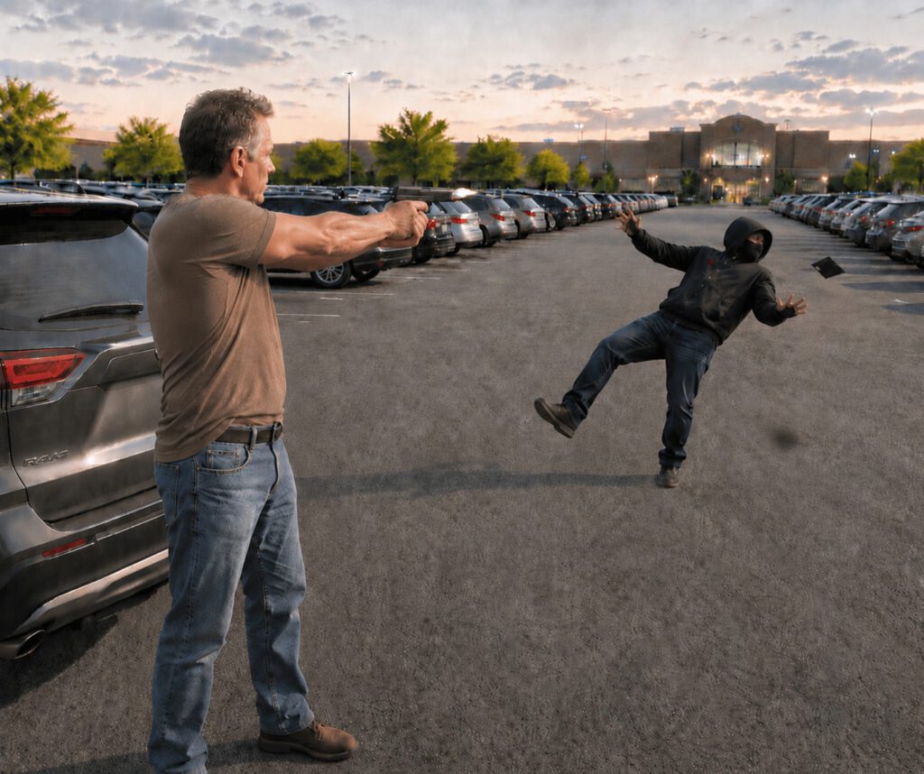 armed robber neutralized
